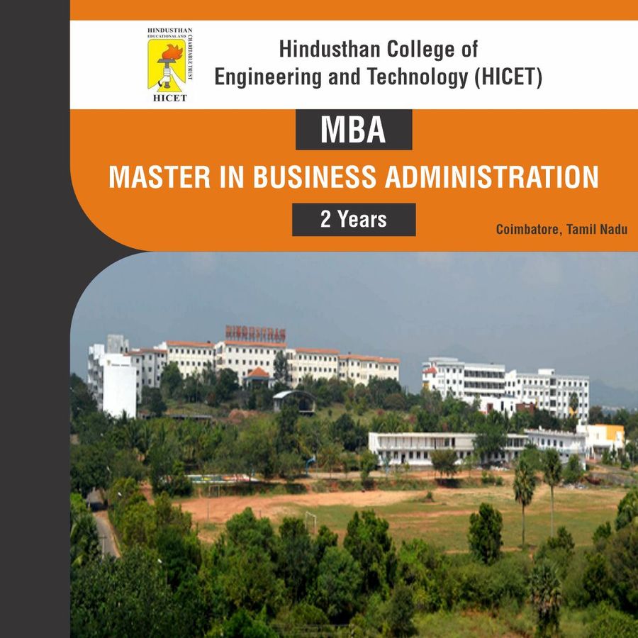 Master of Business Administration [MBA] at Hindusthan College of Engineering And Technology, Coimbatore